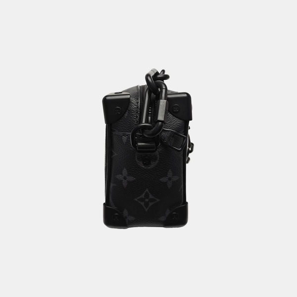 SOFT TRUNK Mini Monogram Coated Canvas Black