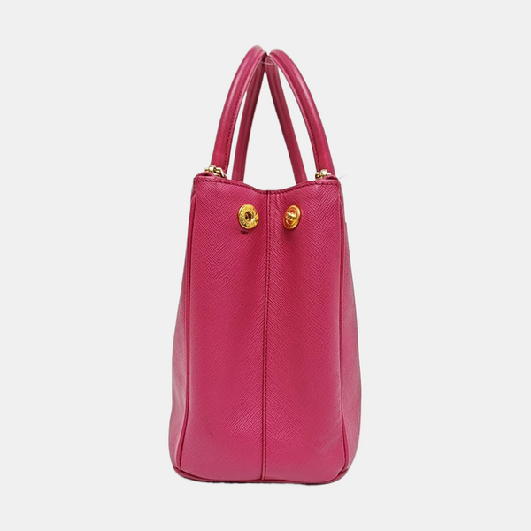 Galleria Medium Saffiano Calfskin Red