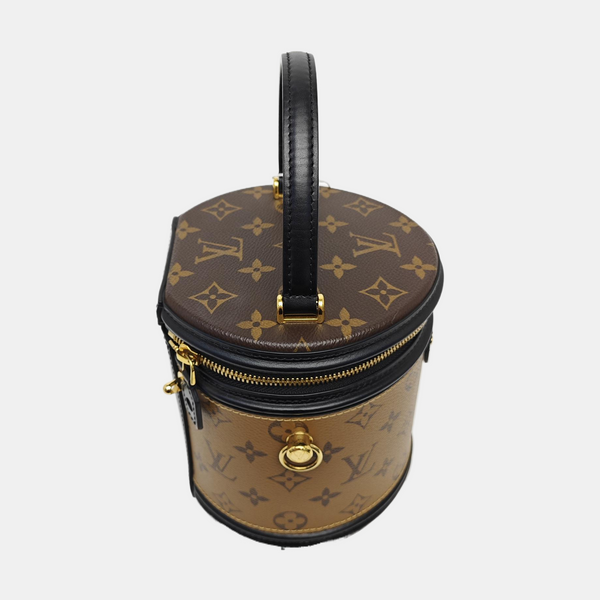 CANNES PM Monogram Coated Canvas Brown