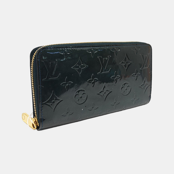ZIPPY Patent Leather Green Wallet