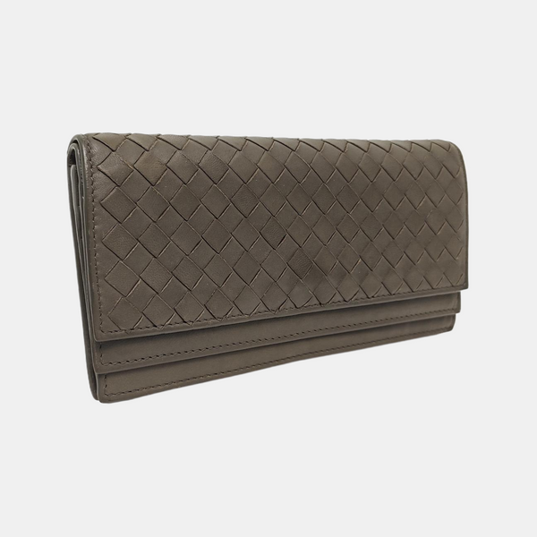 Lambskin Wallet Gray