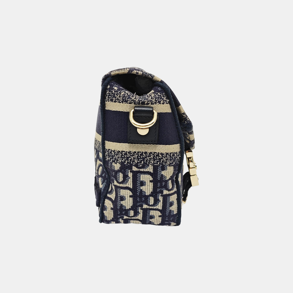 Diorcamp Small Oblique Canvas Blue