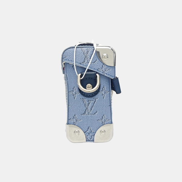 SOUL TRUNK Monogram Coated Canvas Blue