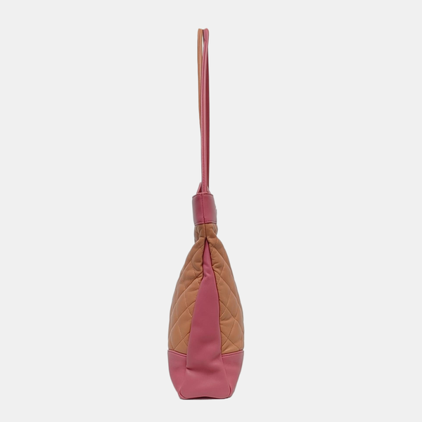 CHANEL 31 Piel de Becerro Acolchada Grande Beige