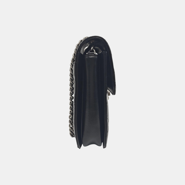 PREFECT EDGE Large Quilted Calfskin Black