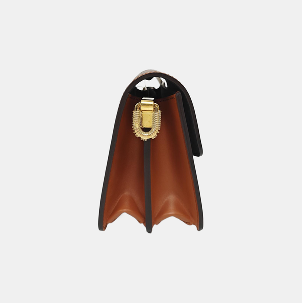 DAUPHINE Mini Monogram Coated Canvas Brown