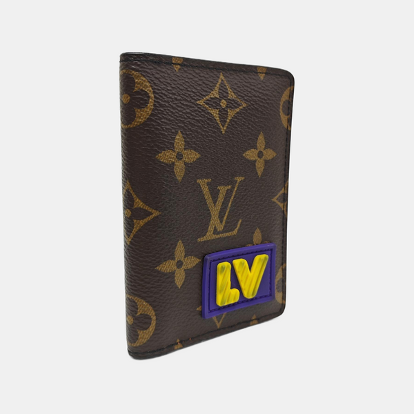 Monogram Coated Canvas Wallet Brown