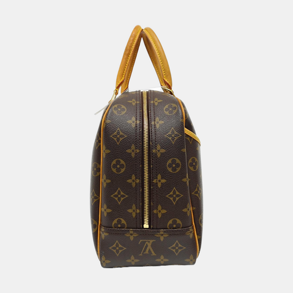 DEAUVILLE Monogram Coated Canvas Brown