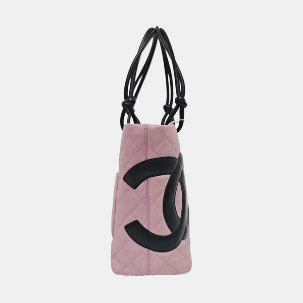 CAMBON Medium Quilted Calfskin Pink