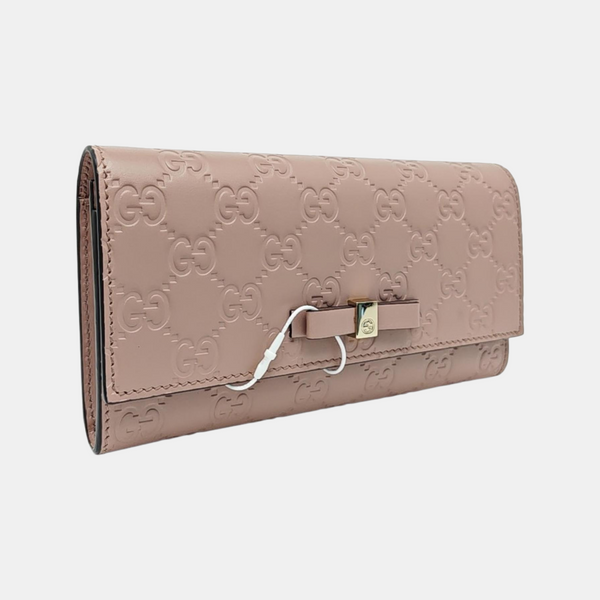 Monogram Calfskin Wallet Pink