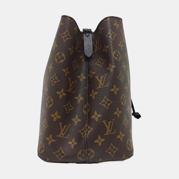 NÉONOÉ MM Monogram Coated Canvas Brown
