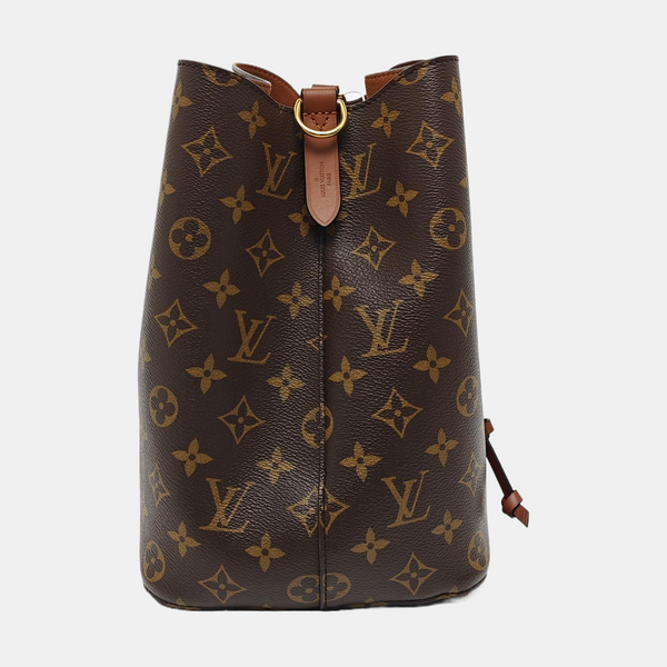 NÉONOÉ MM Monogram Coated Canvas Brown