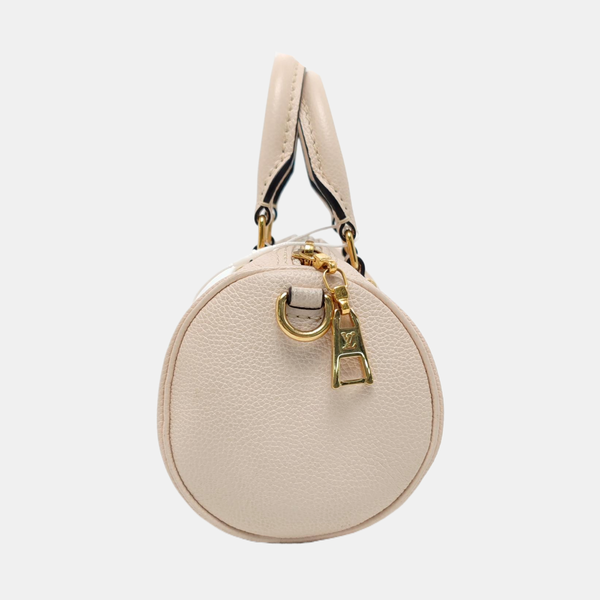 PAPILLON BB Monogram Calfskin Beige