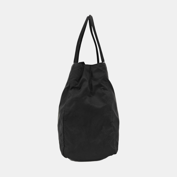Nylon Top Handle Bag Black