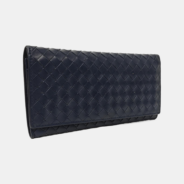 Calfskin Wallet Blue