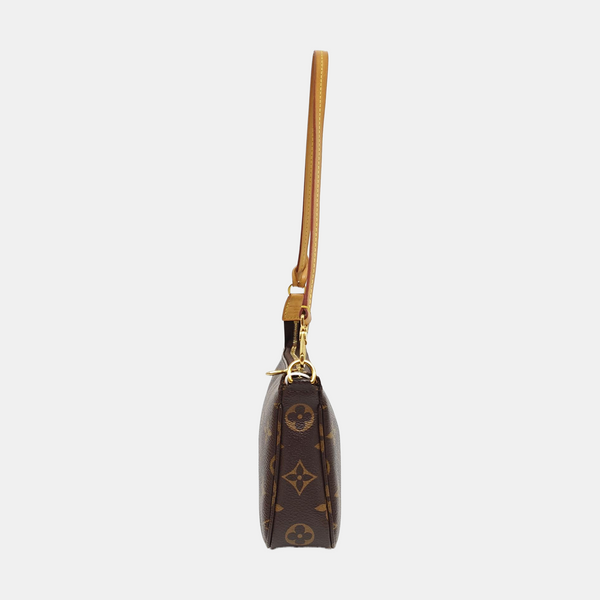 ACCESSOIRES GM Monogram Coated Canvas Brown