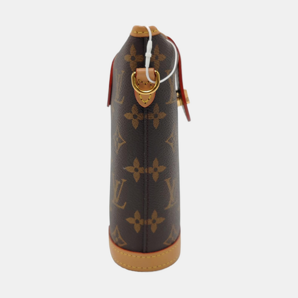 FOLD ME Monogram Coated Canvas Brown