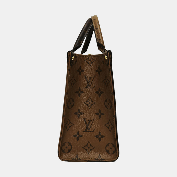 ONTHEGO PM Monogram Coated Canvas Brown