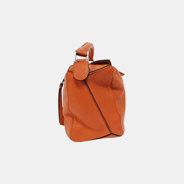 Puzzle Medium Calfskin Orange