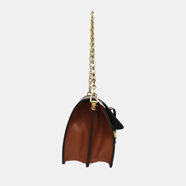 DAUPHINE MM Monogram Coated Canvas Brown