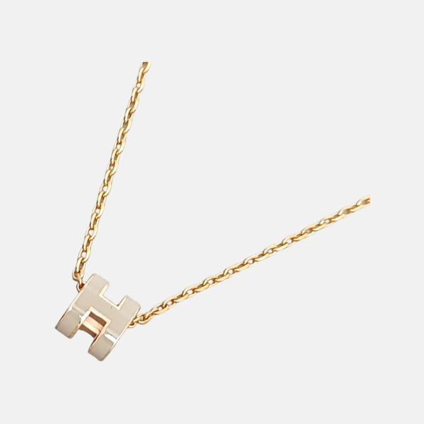 Pop H Metal Gold Necklace