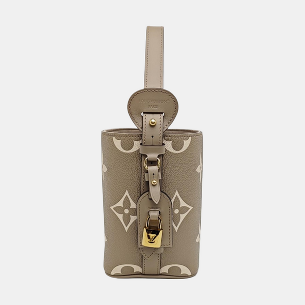 ALL IN BB Monogram Calfskin Gray