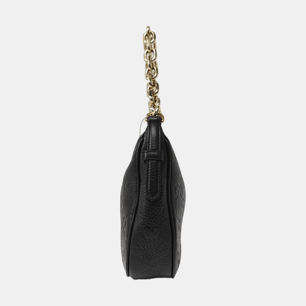 GG Emblem Monogram Calfskin Black