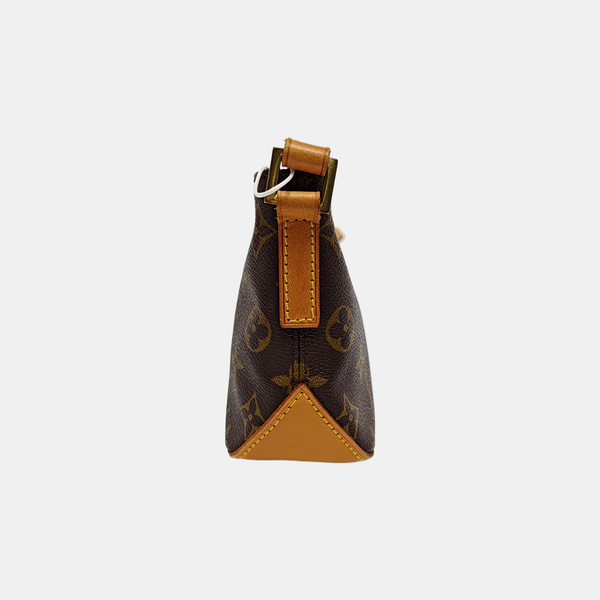 TROTTER Monogram Coated Canvas Brown