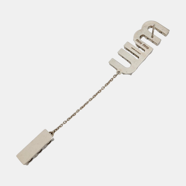 Metal Silver Earrings