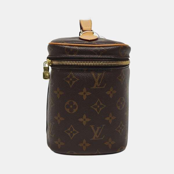 NICE Monogram Coated Canvas Brown