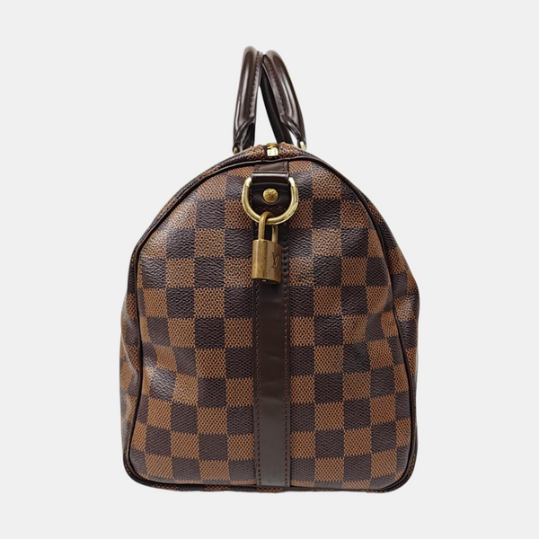 SPEEDY 30 Damier Ebene Coated Canvas Brown