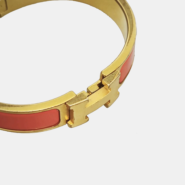 Clic H Metal Gold Bangle