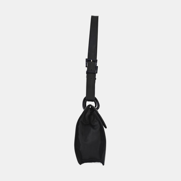 Calfskin Shoulder Bag Black