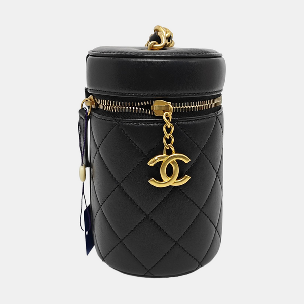 Quilted Lambskin Black