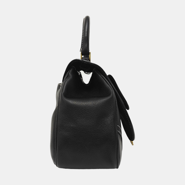 Calfskin Shoulder Bag Black