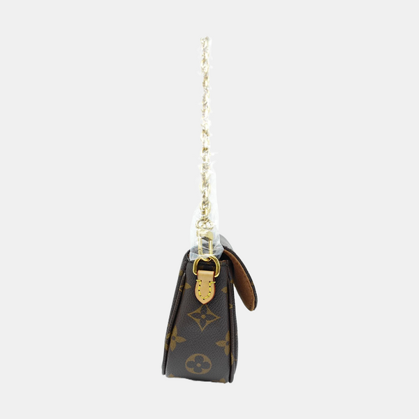 IVY Monogram Coated Canvas Brown