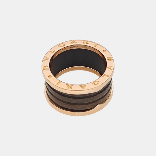 B.ZERO1 18k Rose Gold Ring EU 54
