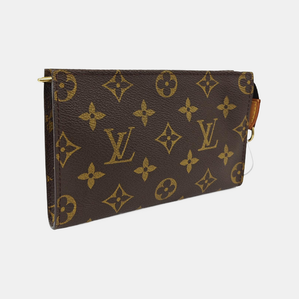 BUCKET Monogram Coated Canvas Brown