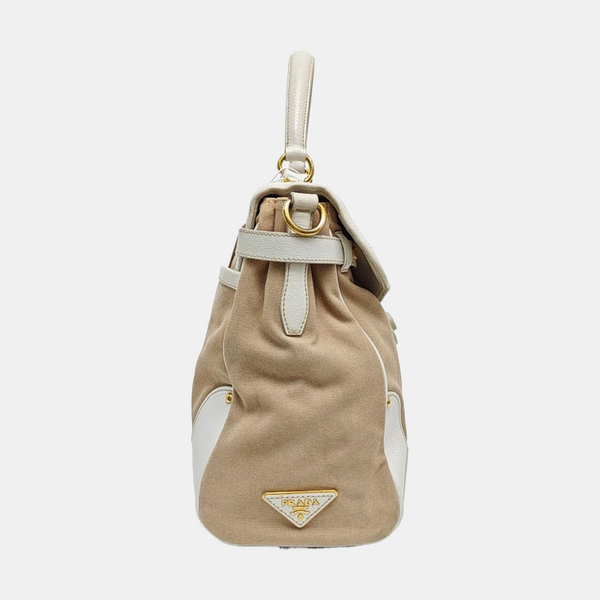 Canvas Shoulder Bag Brown