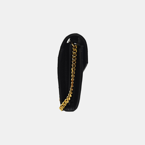 MONOGRAM Medium Chevron Calfskin Black