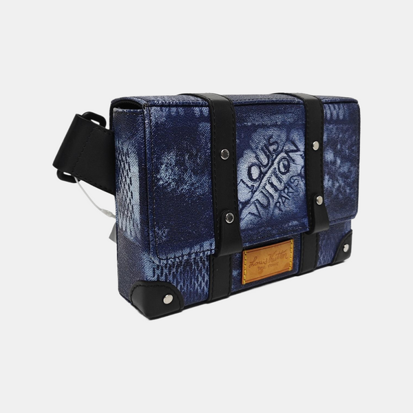 TRUNK Coated Canvas Blue