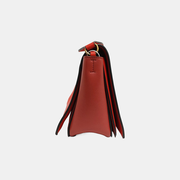 Authenticated pre-owned FRAME Medium Calfskin Red - Shoulder Bag at Looply