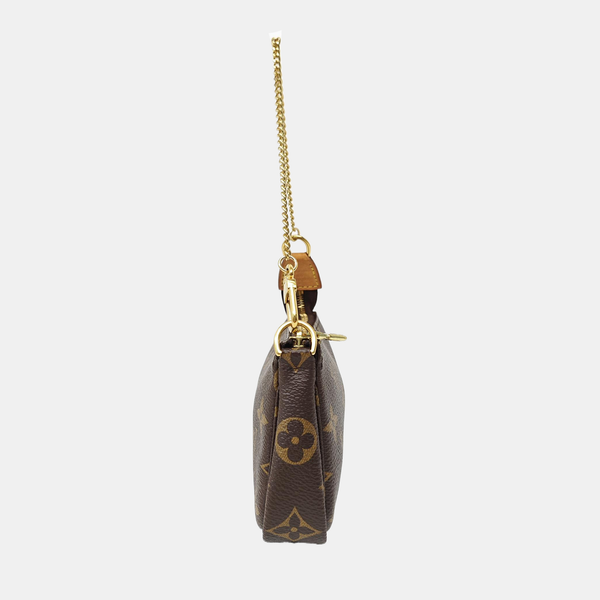 ACCESSOIRES Mini Monogram Coated Canvas Brown