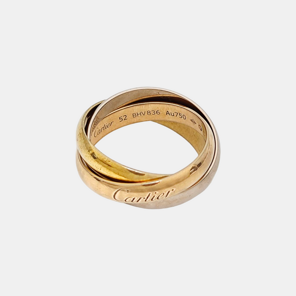 TRINITY 18k White Gold Multicolor Ring EU 52