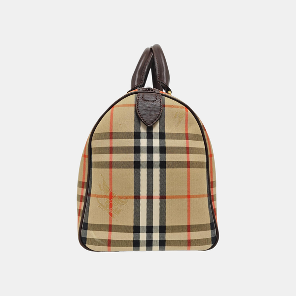 Canvas Top Handle Bag Beige