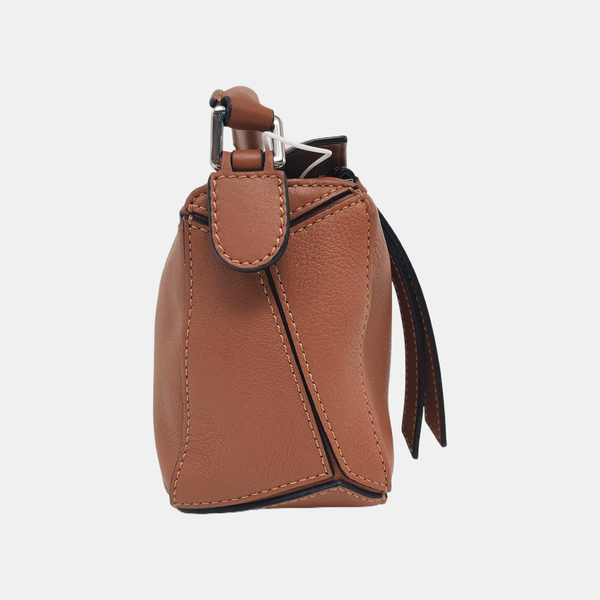 Authenticated pre-owned Puzzle Mini Calfskin Brown - Shoulder Bag at Looply