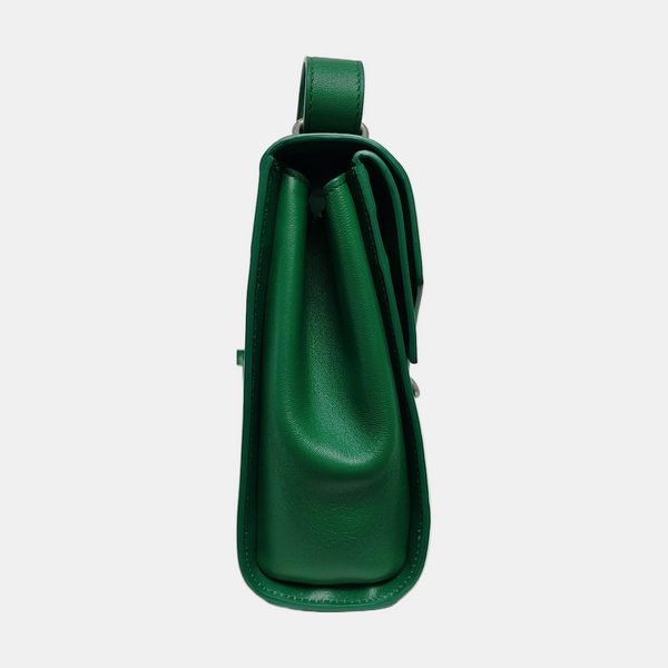 The Clip Calfskin Green