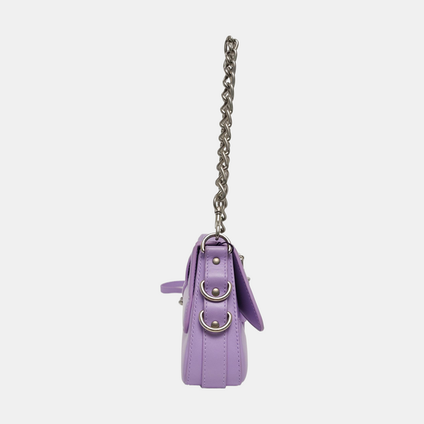 LINDSAY Small Calfskin Purple