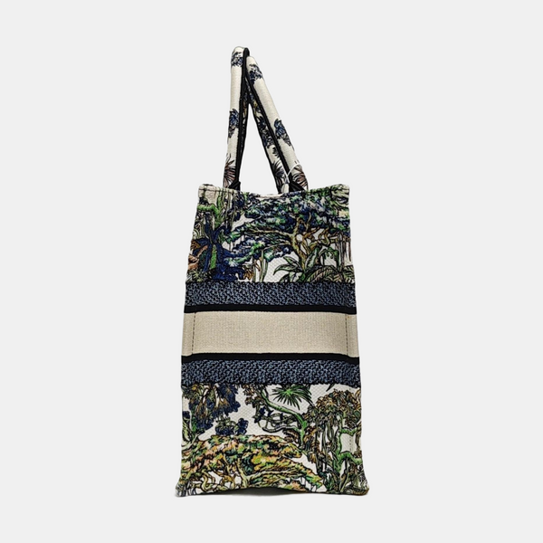 Book Tote Medium Canvas Multicolor