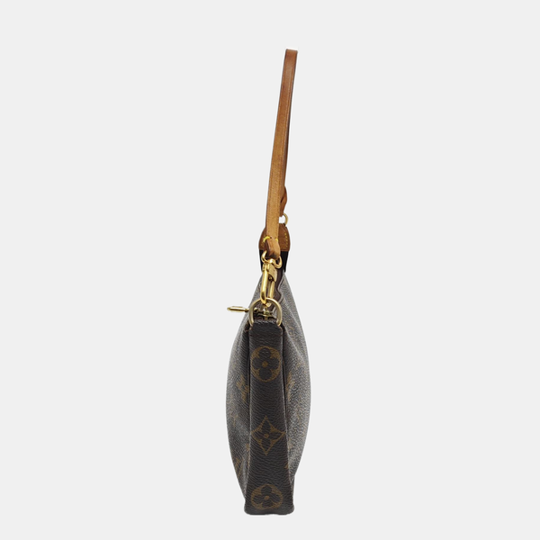 ACCESSOIRES Monogram Coated Canvas Brown